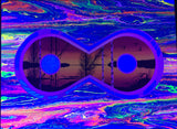Métis, Fluorescent Glowing Painting, Acrylic on Canvas