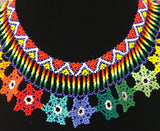 Embera Style Floral Beaded Indigenous Choker