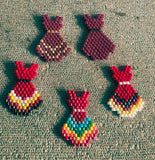 Red Dress Pins