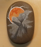 "Love" Rocks, Native Canadian Artwork