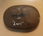 "Love" Rocks, Native Canadian Artwork