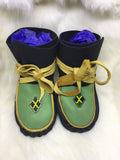 Baby's First Moccasins (Wrap Around Style, With Beadwork)