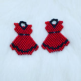 Red Dress Earrings