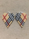 Tartan Style Earrings