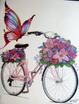 "Bicycle, Bicycle take me away!", Original Native Canadian Painting