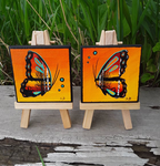 "The Change is Coming", Tiny Butterflies, Indigenous Paintings
