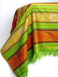 Colorful Picnic Blanket / Woven Tablecloth (Andean Ethnic Print)