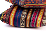 Colorful Inca Decorative Bohemian Throw Pillow, Tribal Pattern