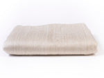 Luxurious Beige Alpaca Wool Throw Blanket, Warm Enough for Andes Mountains