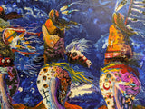 "Blue Star Night" Acrylic & Ink Native Painting