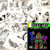 "Inuky Art ,The Colors of our Culture" Stories & Coloring Book, Drawings, Inuit Knowledge