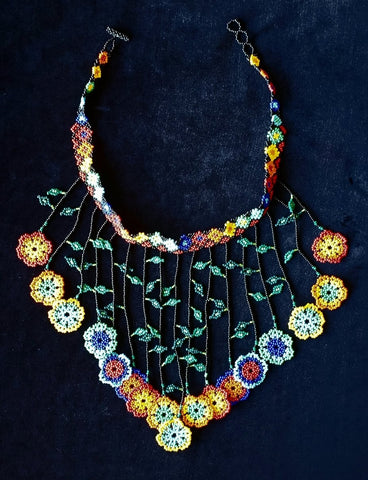 Mayan Indigenous Beaded Multicolour Necklace