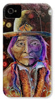 Sitting Bull Spirit Orbs, Native Artwork - Phone Case