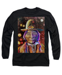 Sitting Bull Spirit Orbs, Native Artwork - Long Sleeve T-Shirt