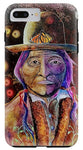 Sitting Bull Spirit Orbs, Native Artwork - Phone Case