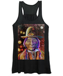 Sitting Bull Spirit Orbs, Native Artwork - Women's Tank Top