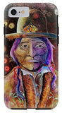 Sitting Bull Spirit Orbs, Native Artwork - Phone Case