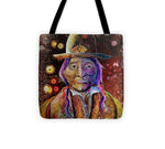 Sitting Bull Spirit Orbs, Native Artwork - Tote Bag