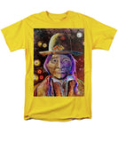 Sitting Bull Spirit Orbs, Native Artwork - Men's T-Shirt  (Regular Fit)