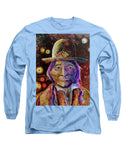 Sitting Bull Spirit Orbs, Native Artwork - Long Sleeve T-Shirt