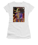 Sitting Bull Spirit Orbs, Native Artwork - Women's T-Shirt