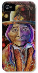 Sitting Bull Spirit Orbs, Native Artwork - Phone Case